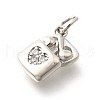 Brass Micro Pave Cubic Zirconia Pendants KK-V007-005P-02-2