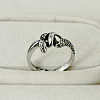 Tibetan Style Alloy Cuff Rings FS-WGA06B7-08-1
