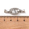 Brass Fold Over Clasps KK-U016-23P-3