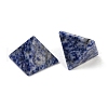 Natural & Synthetic Mixed Gemstone Orgonite Pyramid Display Decorations G-C186-07-2