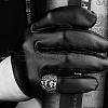 Punk Rock Style Men's 316L Surgical Stainless Steel Lion Wide Band Rings RJEW-BB06676-9-4