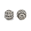 Rack Plating Brass Crystal Rhinestone Beads KK-S379-28P-2