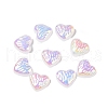UV Plating Acrylic Cabochons OACR-H121-02A-1
