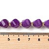 Natural Quartz Dyed Beads Strands G-U023-A02-13-5