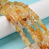 Natural Spring Yellow Jade Bead Strands G-F465-54-2