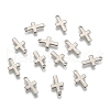 Tarnish Resistant Stainless Steel Tiny Cross Charms STAS-Q168-07-1