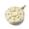 304 Stainless Steel Pendant Cabochon Settings STAS-H233-21G-2