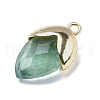 Natural Dyed Fluorite Pendants G-U019-03A-04-2