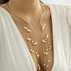Alloy Iron and Imitation Pearl Necklaces Choker Necklaces FS-WG10CA4-01-1