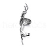 Beetle Armour Alloy Full Finger Ring RJEW-T009-18AS-4