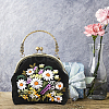 DIY Ethnic Style Flower Pattern Embroidery Crossbody Bags Kits DIY-WH0292-87C-5