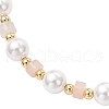 Natural Pink Aventurine Bracelets BJEW-JB11972-02-3