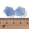 Synthetic Coral 3D Flower Rose Beads X-CORA-A005-14mm-28-3