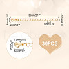 Unicraftale 30Pcs Brass Curb Chains Extender KK-UN0001-78-3
