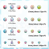 1890Pcs Two Tone ABS Plastic Imitation Pearl Beads Sets DIY-WH20010-19B-2