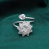 925 Sterling Silver Cuff Rings for Women FS-WGBBE42-01-1