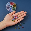 6 Style Spray Painted Glass Beads Strands GGLA-YW0001-08-7