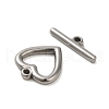 Non-Tarnish 304 Stainless Steel Toggle Clasps STAS-Q324-04P-2