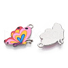 Printed Alloy Pendants PALLOY-R111-26B-1