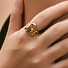Brass Cuff Rings for Women FS-WG541EE-01-2