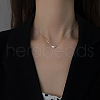 Bean 925 Sterling Silver Pendant Necklaces for Women FS-WGEDBD6-01-1