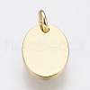 Brass Enamel Charms ZIRC-F083-026G-RS-2