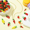 Thanksgiving Charms Lampwork Pendants LAMP-CJ0001-21-6