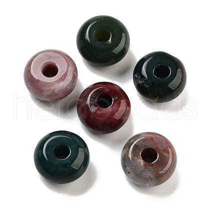 Natural Indian Agate European Beads G-C134-04F-1