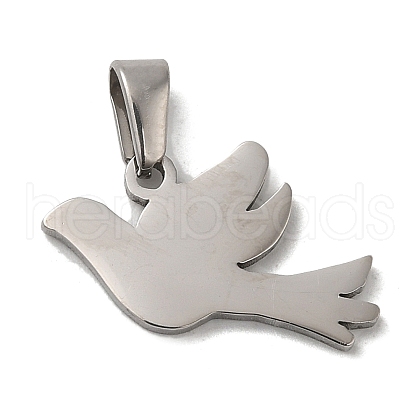Non-Tarnish 304 Stainless Steel Pendants STAS-M322-08P-1