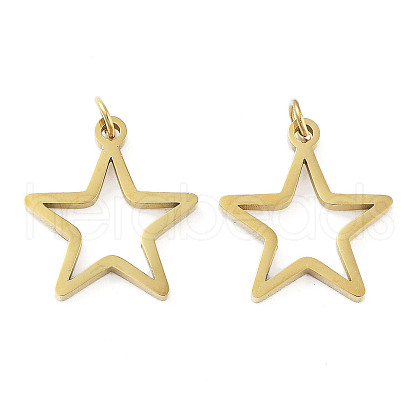 Ion Plating(IP) 304 Stainless Steel Pendants STAS-G324-01E-G-1