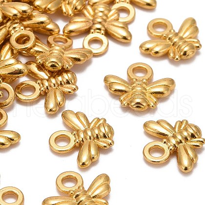 Tibetan Style Alloy Charms TIBEP-A123292-G-FF-1