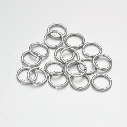 Brass Open Jump Rings KK-E647-15P-1