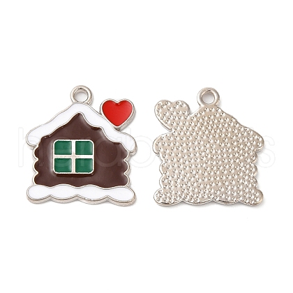 Christmas Alloy Enamel Pendants ENAM-D050-13C-01P-1