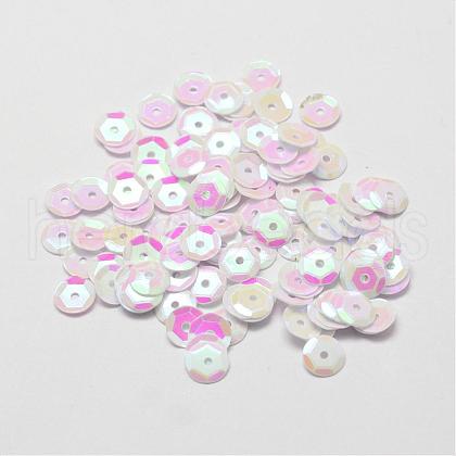 Plastic Paillette Beads PVC-A002-4mm-09-1