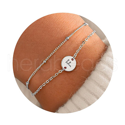 201 Stainless Steel Multi-strand Bracelets FS-WG545AB-03-1