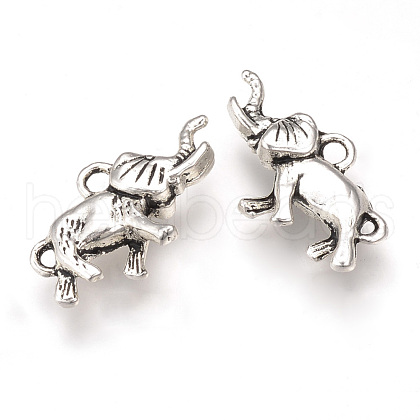 Tibetan Style Alloy Pendants TIBEP-T002-37AS-RS-1