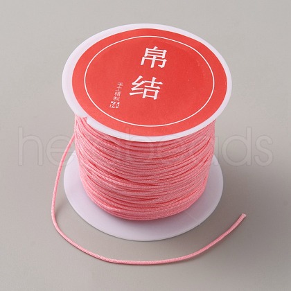 Nylon Chinese Knotting Cord NWIR-WH0002-02E-1
