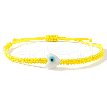 Bohemian Style Glass Beads Braided Bead Bracelets FR5160-4-1
