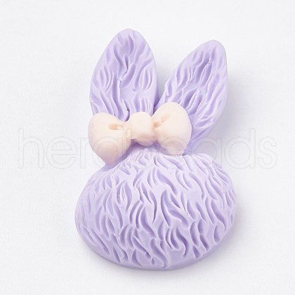 Bunny Resin Cabochons CRES-Q197-77B-1