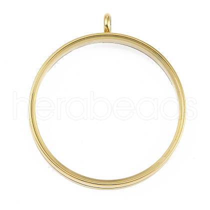 Ion Plating(IP) 304 Stainless Stee Locket Pendants STAS-S132-16G-07-1