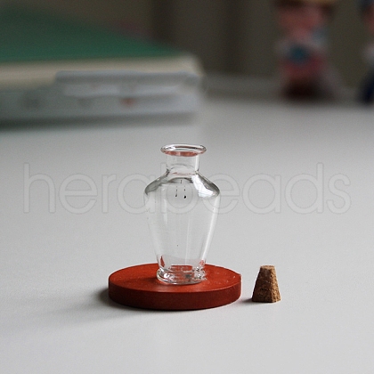 Glass Dried Flower Vase Ornaments PW-WG68055-01-1