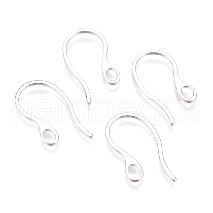 304 Stainless Steel Earring Hooks STAS-O110-19S-1