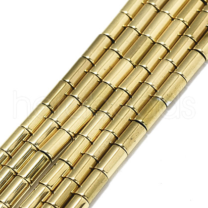 Electroplate Non-magnetic Synthetic Hematite Beads Strands G-S352-71B-01-1