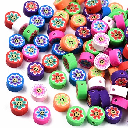 Handmade Polymer Clay Beads CLAY-T020-31-1