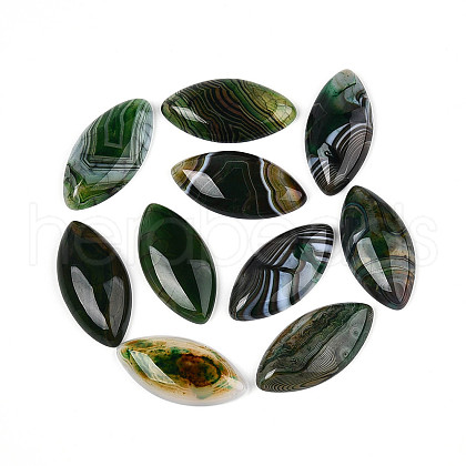 Natural Brazilian Agate Cabochons G-S295-02-1
