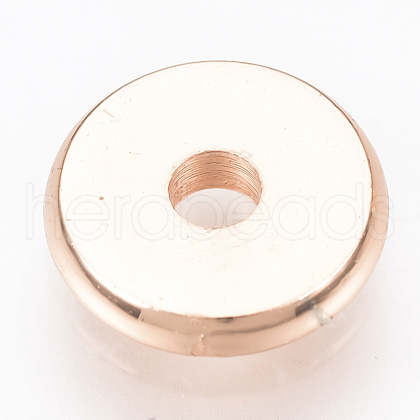 Brass Spacer Beads KK-Q738-8mm-04RG-1