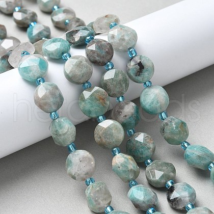 Natural Amazonite Beads Strand G-C116-A88-01-1