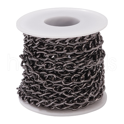 Aluminium Twisted Curb Chains CHA-YW0001-02-1