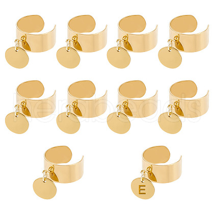 304 Stainless Steel Open Cuff Finger Rings RJEW-UN00013-1