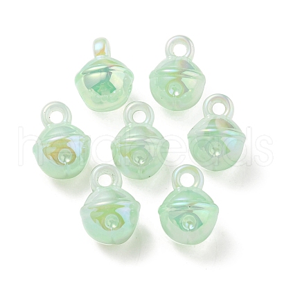 UV Plating Rainbow Iridescent Acrylic Pendants OACR-P010-19F-1